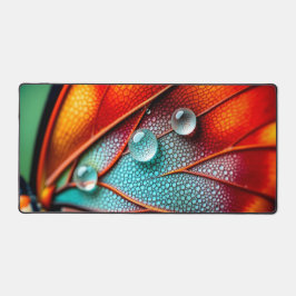 Juwelen op een vurige vleugel bureaumat