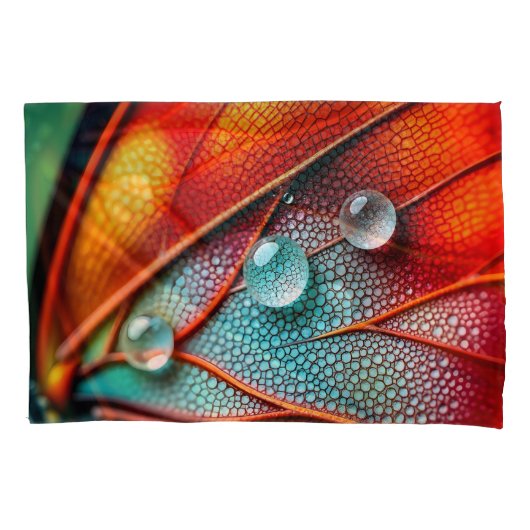 Juwelen op een vurige vleugel kussensloop (Voorkant-Links)