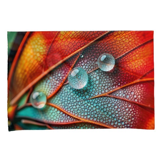 Juwelen op een vurige vleugel kussensloop (Voorkant-Rechts)