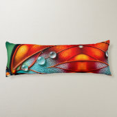 Juwelen op een vurige vleugel lichaamskussen (Achterkant)