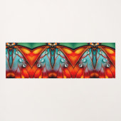 Juwelen op een vurige vleugel yogamat (Achterkant (horizontaal))