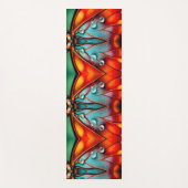 Juwelen op een vurige vleugel yogamat (Voorkant)