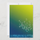 Juwelen Paardenbloem 80ste Verjaardag Party Kaart (Achterkant)