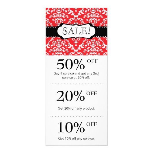 Juwelen/Salon met Kerstmis Kaart Loyalty Damask (Voorkant)