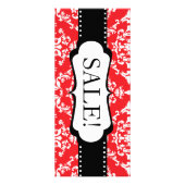 Juwelen/Salon met Kerstmis Kaart Loyalty Damask (Achterkant)