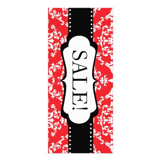 Juwelen/Salon met Kerstmis Kaart Loyalty Damask (Achterkant)