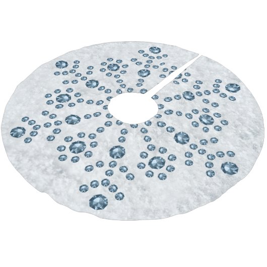 Juwelen Snowflake Tree Rok Kerstboom Rok (Gekanteld)