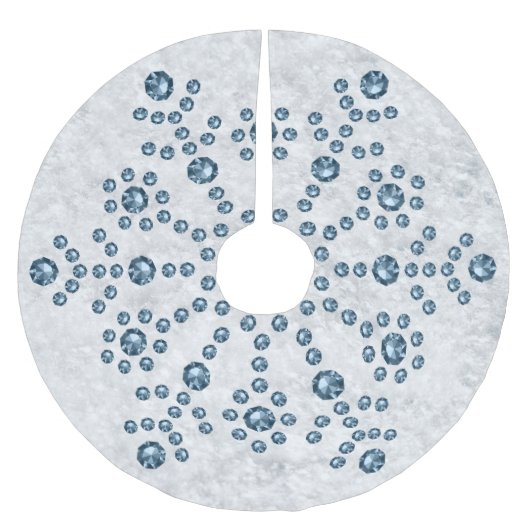 Juwelen Snowflake Tree Rok Kerstboom Rok (Voorkant)