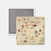 Juwelen uit de Catalogus Tiffany, 1890 Magneet (Voorkant / Achterkant)