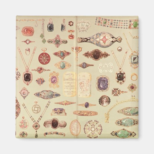 Juwelen uit de Catalogus Tiffany, 1890 Magneet (Voorkant)