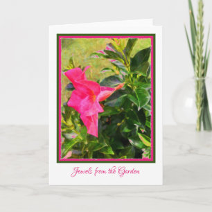 Juwelen uit de tuin Blank Kaart