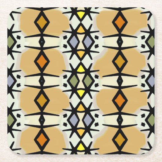 Juwelen van de Congo-Onderzetters Kartonnen Onderzetters (Voorkant)