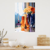 "Juwelen van de tsaar" Waterverf van kunstglas Poster (Keuken)