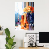 "Juwelen van de tsaar" Waterverf van kunstglas Poster (Thuiskantoor)