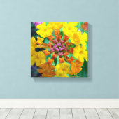 Juwelen van de zomer canvas afdruk (Insitu (Houten vloer))