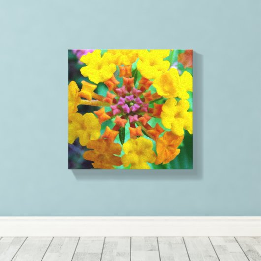 Juwelen van de zomer canvas afdruk (Insitu (Houten vloer))