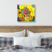 Juwelen van de zomer canvas afdruk (Insitu (Slaapkamer))