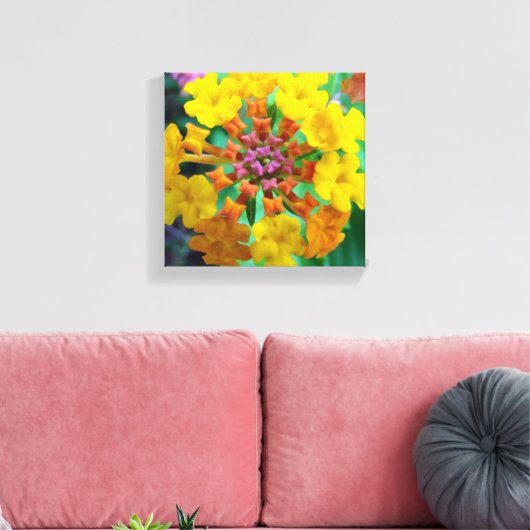 Juwelen van de zomer canvas afdruk (Insitu (Woonkamer))