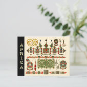 Juwelen van het volk van Kabyle in Algerije Briefkaart (Staand voorkant)