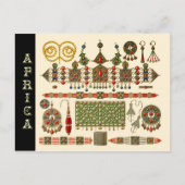 Juwelen van het volk van Kabyle in Algerije Briefkaart (Voorkant)