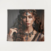 "Juwelen van sereniteit" Wandkleed (Voorkant (horizontaal))