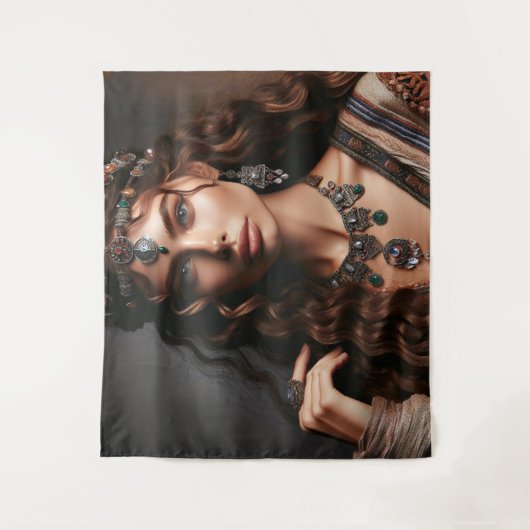 "Juwelen van sereniteit" Wandkleed (Voorkant)