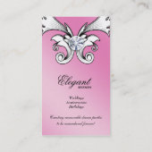 juwelen Visitekaartje Wit roze (Achterkant)
