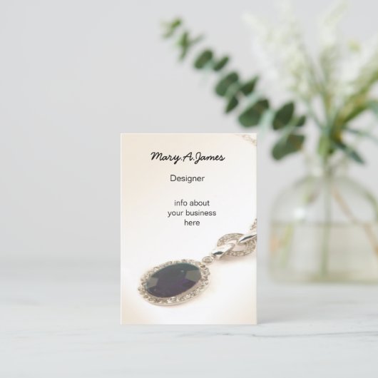 juwelen Visitekaartjes (Staand voorkant)