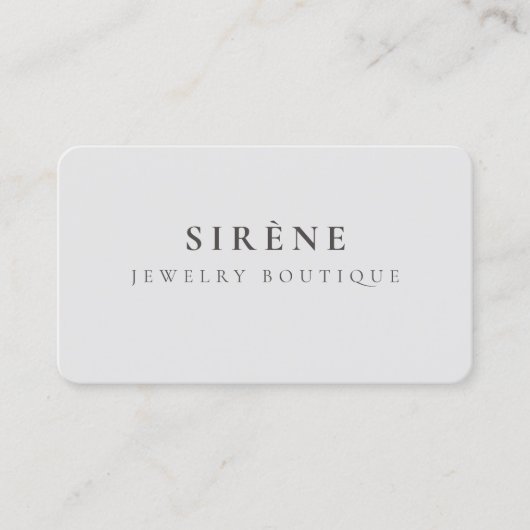 juwelen Visitekaartjes (Voorkant)