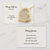 juwelen Visitekaartjes (Voorkant / Achterkant)