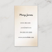 juwelen Visitekaartjes (Achterkant)