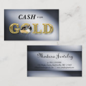 Juwelen Visitekaartjes Cash voor Gold Silver (Voorkant / Achterkant)