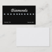 juwelen Visitekaartjes Diamonds (Voorkant / Achterkant)