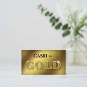 Juwelen Visitekaartjes geld voor goud 2 (Staand voorkant)
