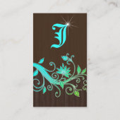 Juwelen Visitekaartjes Vloeren Crystal Blue Sparkl (Achterkant)