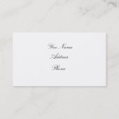 Juwelen voor u, Visitekaartje (Achterkant)