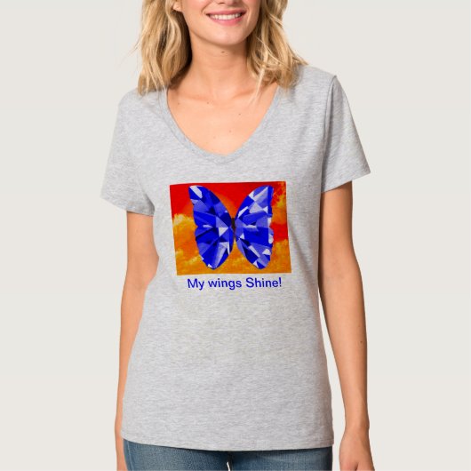 Juwelen Wings T-shirt (Voorkant)