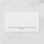 Juwelenkaart Visitekaartje (Achterkant)