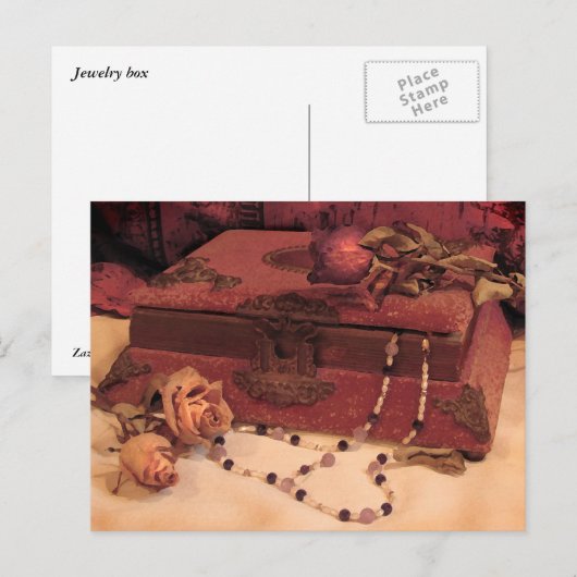 Juwelenkast Briefkaart (Voorkant / Achterkant)