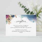 Juwelentonen, Mystic Garden Wedding Receptie Informatiekaartje (Staand voorkant)