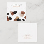 juwelenweergave | ABSTRACT | Lopard Vierkante Visitekaartje (Voorkant / Achterkant)