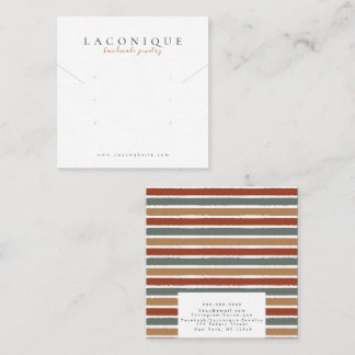 juwelenweergave | Joodse oorten | Modern Vierkante Visitekaartje