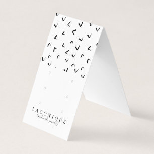 juwelenweergave   Joodse oorten   Zwart-wit Visitekaartje