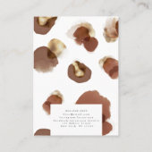 juwelenweergave | Loopspatafdruk | WATERVERF Visitekaartje (Achterkant)