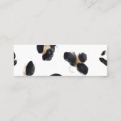 juwelenweergave | Lopard | WATERVERF Mini Visitekaartje (Achterkant)