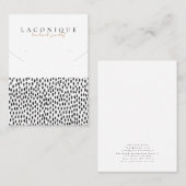 juwelenweergave | Polka Dot | Onttrekking Visitekaartje (Voorkant / Achterkant)