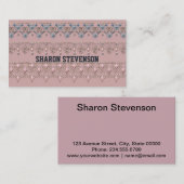 Juwelenwinkel, elegant visitekaartje (Voorkant / Achterkant)