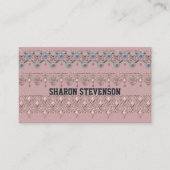 Juwelenwinkel, elegant visitekaartje (Voorkant)