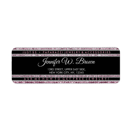 juwelenwinkel etiket (Voorkant)