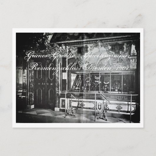 Juwelenzimmer Dresden Green Vault –Grünes Gewölbe Briefkaart (Voorkant)